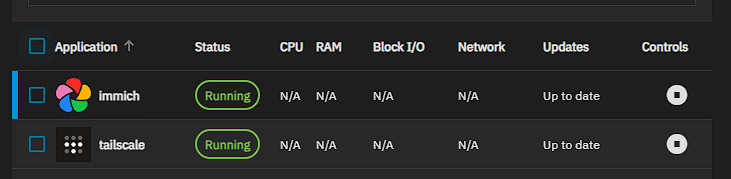 Apps Running